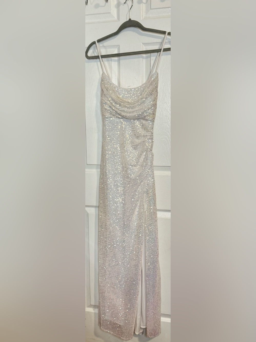 Night Way Collections Iridescent Sequin Gown